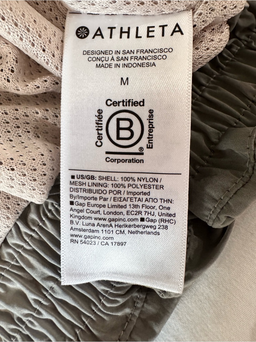 Athleta Day Drift Jacket Abalone Sheen M NWT Cropped Water Repellent - Picture 7 of 14